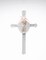 Ceramic Girl Praying Cross, Religious Decor, Baptism Gift, Church Gift, Church Decor, Wall Decor, Gift for Daughter